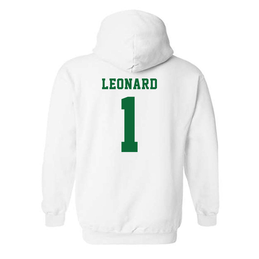 EMich - NCAA Baseball : Jake Leonard - Classic Shersey Hooded Sweatshirt-1
