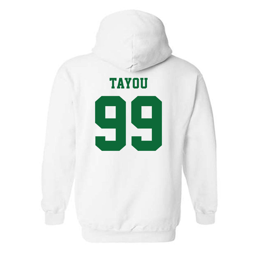 EMich - NCAA Football : Warren-Stevens Tayou - Classic Shersey Hooded Sweatshirt-1