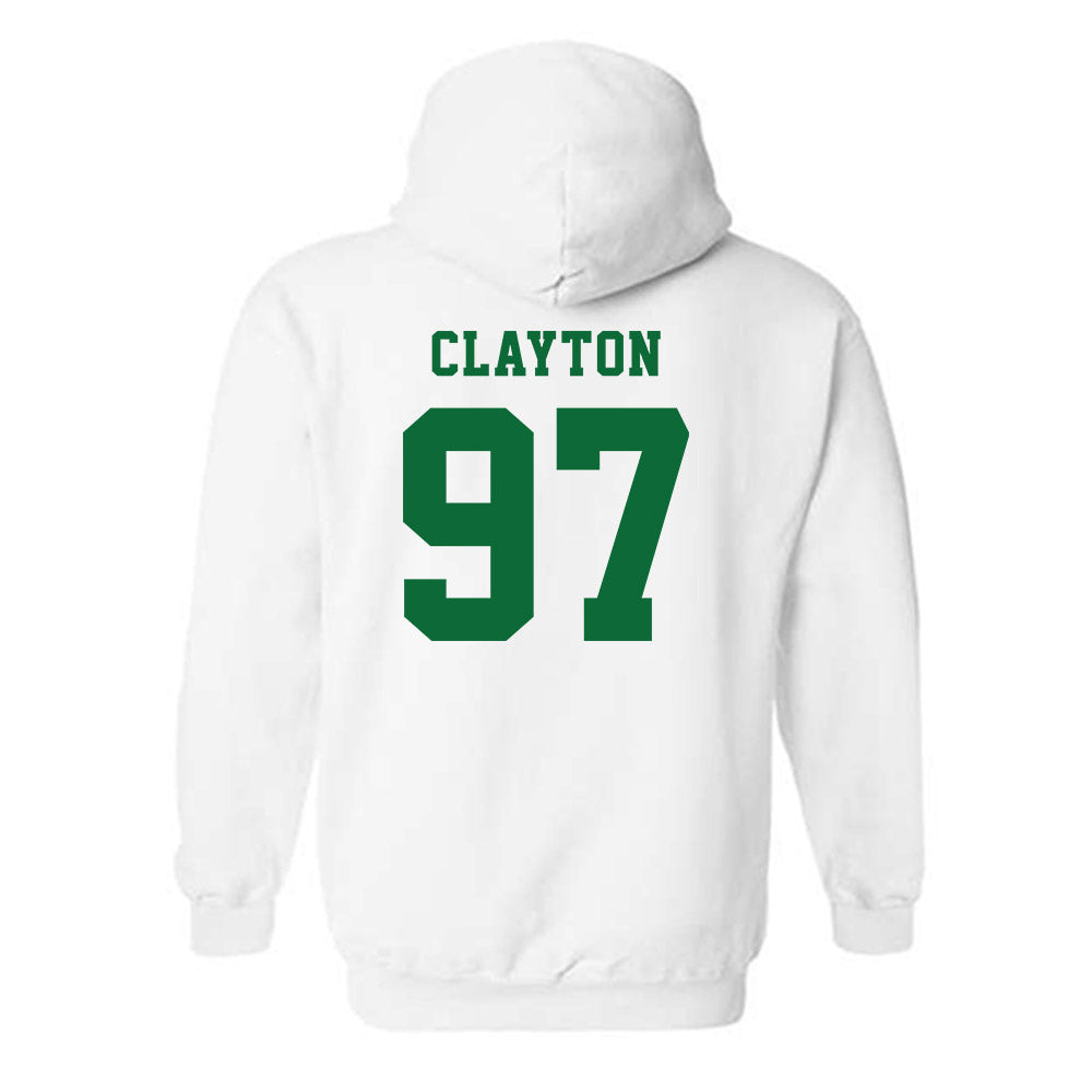 EMich - NCAA Football : Deterrius Clayton - Classic Shersey Hooded Sweatshirt-1