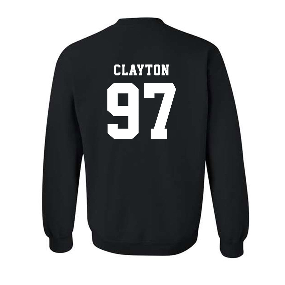EMich - NCAA Football : Deterrius Clayton - Classic Shersey Crewneck Sweatshirt-1