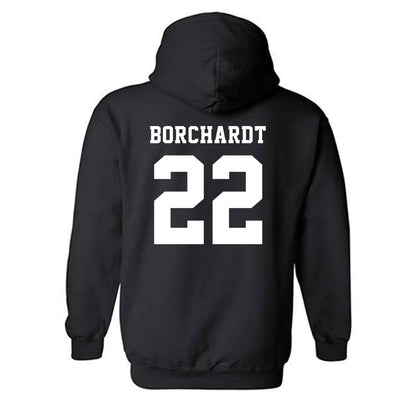 EMich - NCAA Baseball : Nathan Borchardt - Classic Shersey Hooded Sweatshirt-1