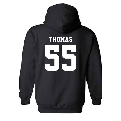 EMich - NCAA Football : Javon Thomas - Classic Shersey Hooded Sweatshirt-1