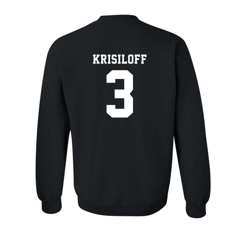 EMich - NCAA Football : Van Krisiloff - Classic Shersey Crewneck Sweatshirt-1