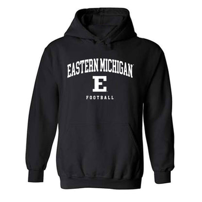 EMich - NCAA Football : Javon Thomas - Classic Shersey Hooded Sweatshirt-0