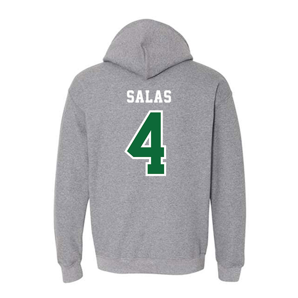 EMich - NCAA Football : Juan Salas - Classic Shersey Hooded Sweatshirt-1
