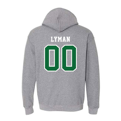 EMich - NCAA Football : Nate Lyman - Classic Shersey Hooded Sweatshirt-1