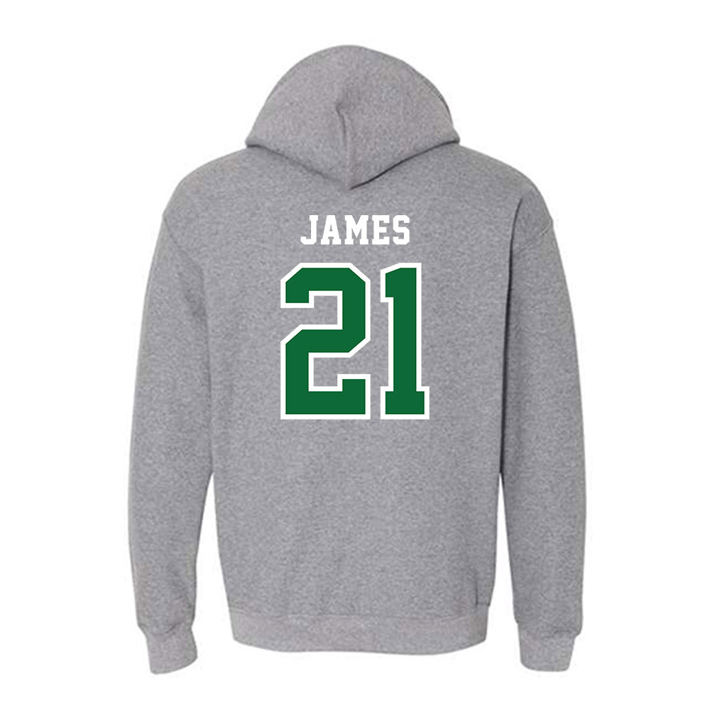 EMich - NCAA Football : Malachi James - Classic Shersey Hooded Sweatshirt-1