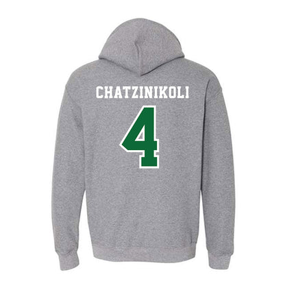 EMich - NCAA Women's Basketball : Eirini Chatzinikoli - Classic Shersey Hooded Sweatshirt-1