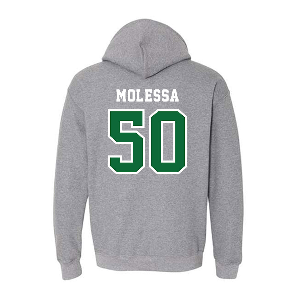 EMich - NCAA Baseball : Leewood Molessa - Classic Shersey Hooded Sweatshirt-1