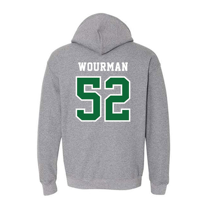 EMich - NCAA Football : Richardo Wourman - Classic Shersey Hooded Sweatshirt-1