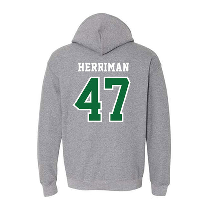 EMich - NCAA Football : Carter Herriman - Classic Shersey Hooded Sweatshirt-1