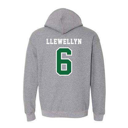 EMich - NCAA Football : Bryce Llewellyn - Classic Shersey Hooded Sweatshirt-1