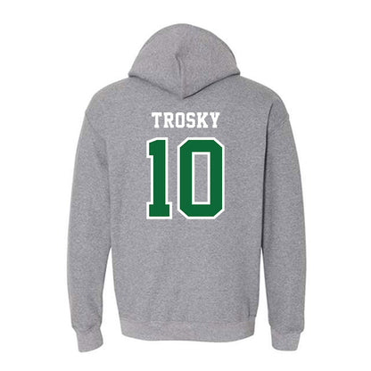 EMich - NCAA Women's Volleyball : Haley Trosky - Classic Shersey Hooded Sweatshirt-1