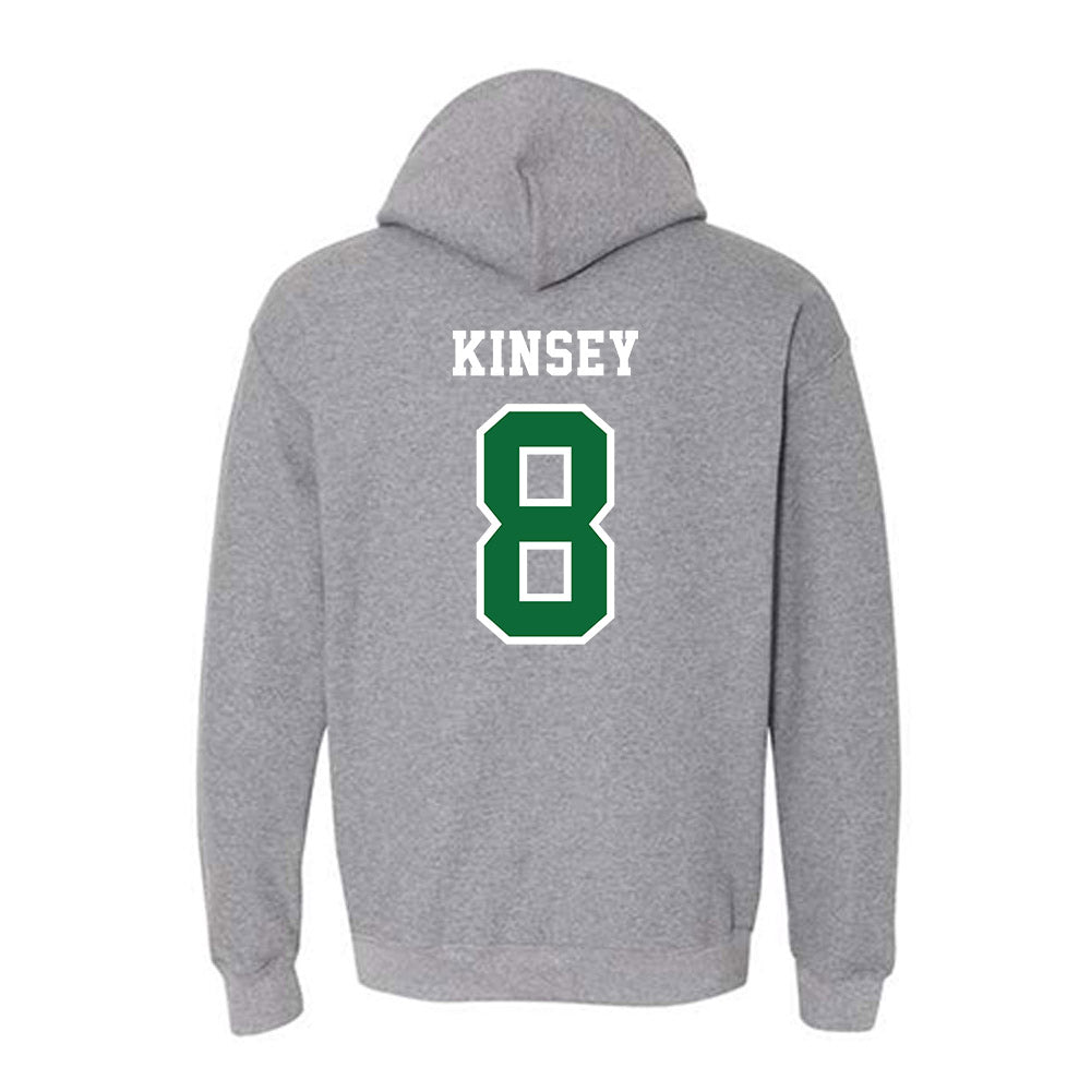 EMich - NCAA Football : Nick Kinsey - Classic Shersey Hooded Sweatshirt-1