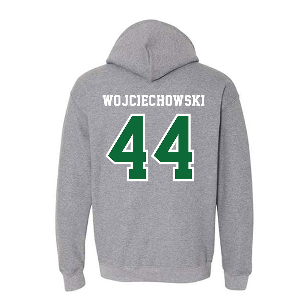 EMich - NCAA Football : Kevin Wojciechowski - Classic Shersey Hooded Sweatshirt-1
