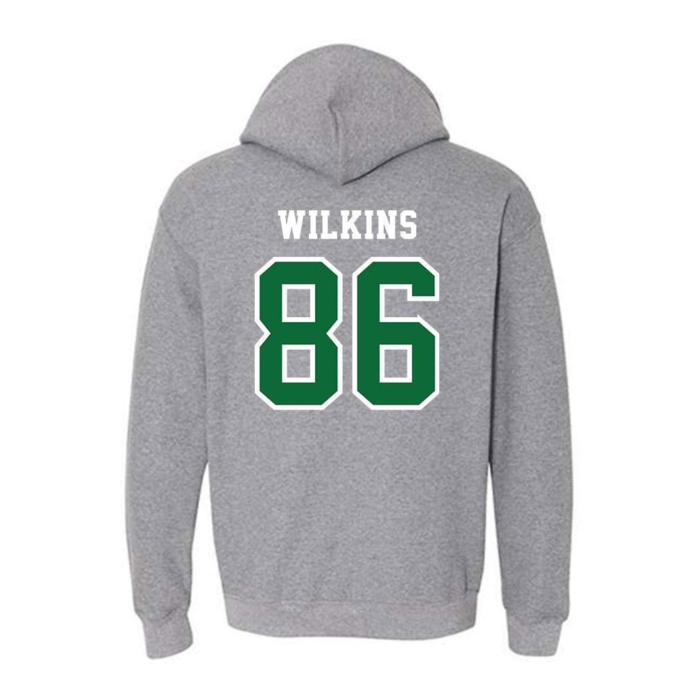 EMich - NCAA Football : Dalin Wilkins - Classic Shersey Hooded Sweatshirt-1