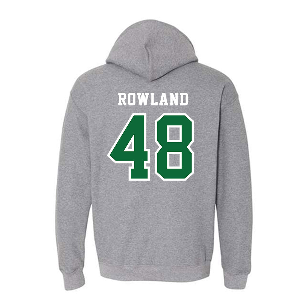 EMich - NCAA Baseball : Ethan Rowland - Classic Shersey Hooded Sweatshirt-1