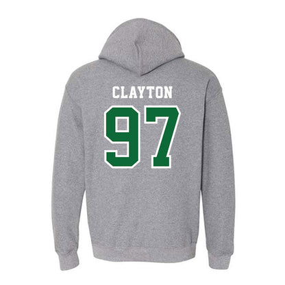 EMich - NCAA Football : Deterrius Clayton - Classic Shersey Hooded Sweatshirt-1