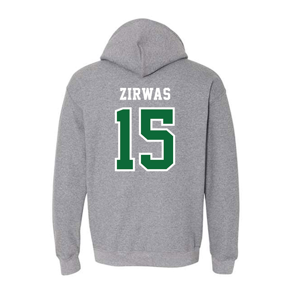 EMich - NCAA Baseball : Devan Zirwas - Classic Shersey Hooded Sweatshirt-1