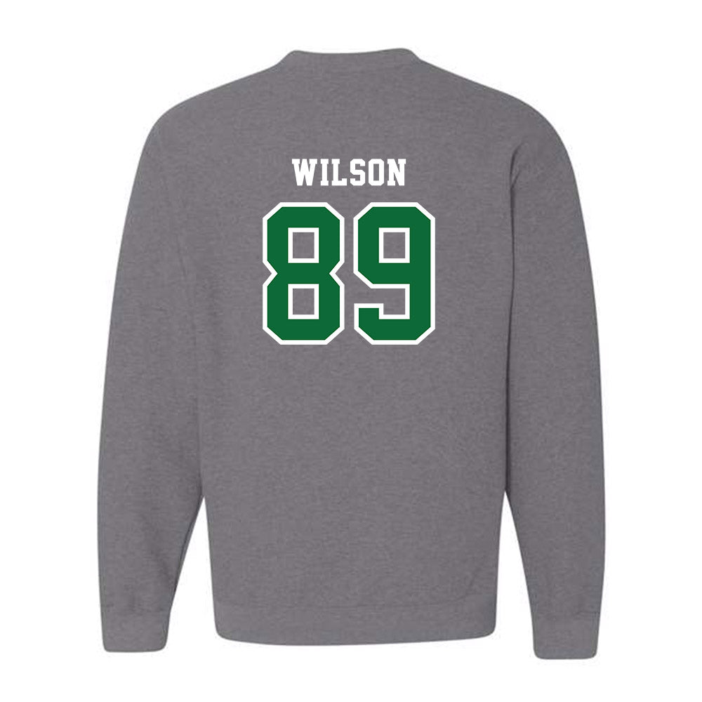 EMich - NCAA Football : CJ Wilson - Classic Shersey Crewneck Sweatshirt-1