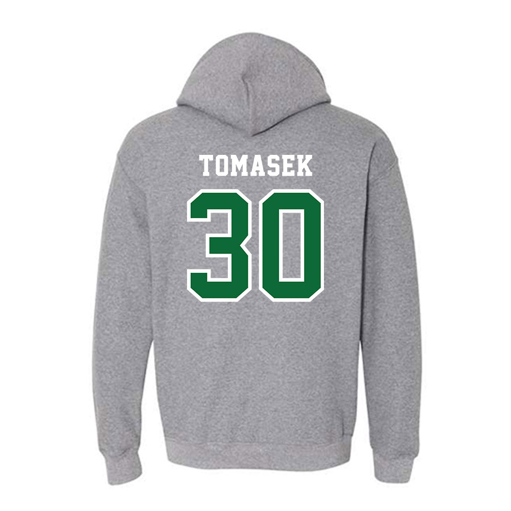 EMich - NCAA Football : Mitchell Tomasek - Classic Shersey Hooded Sweatshirt-1