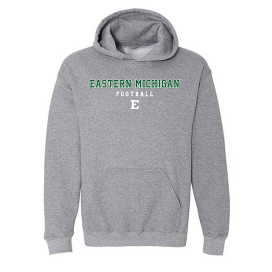 EMich - NCAA Football : Nate Lyman - Classic Shersey Hooded Sweatshirt-0