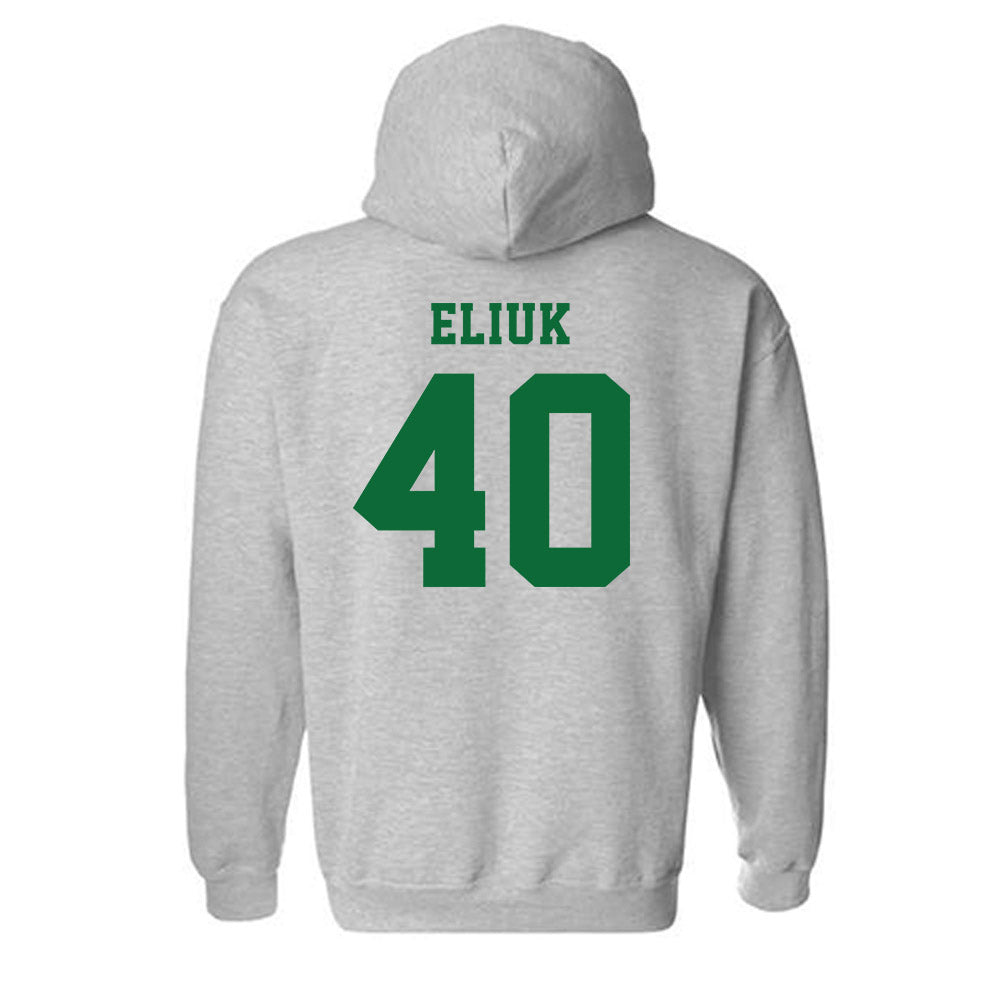 EMich - NCAA Football : Bryce Eliuk - Classic Shersey Hooded Sweatshirt-1