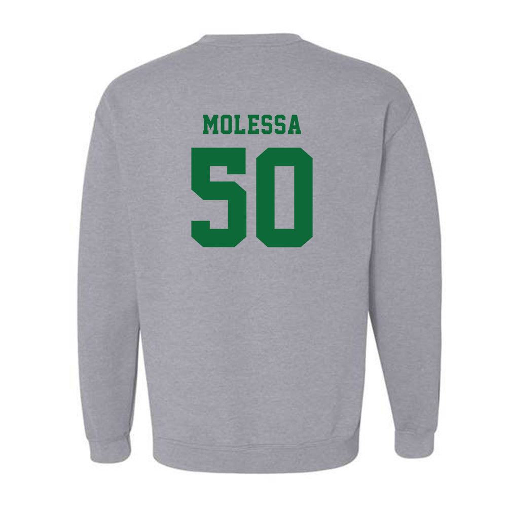 EMich - NCAA Baseball : Leewood Molessa - Classic Shersey Crewneck Sweatshirt-1