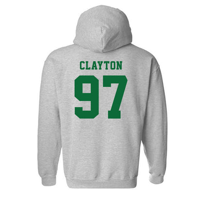 EMich - NCAA Football : Deterrius Clayton - Classic Shersey Hooded Sweatshirt-1