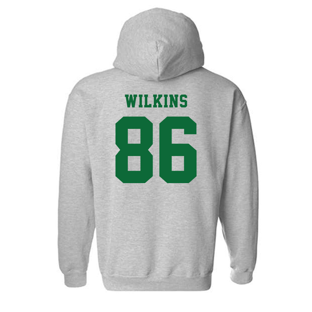 EMich - NCAA Football : Dalin Wilkins - Classic Shersey Hooded Sweatshirt-1