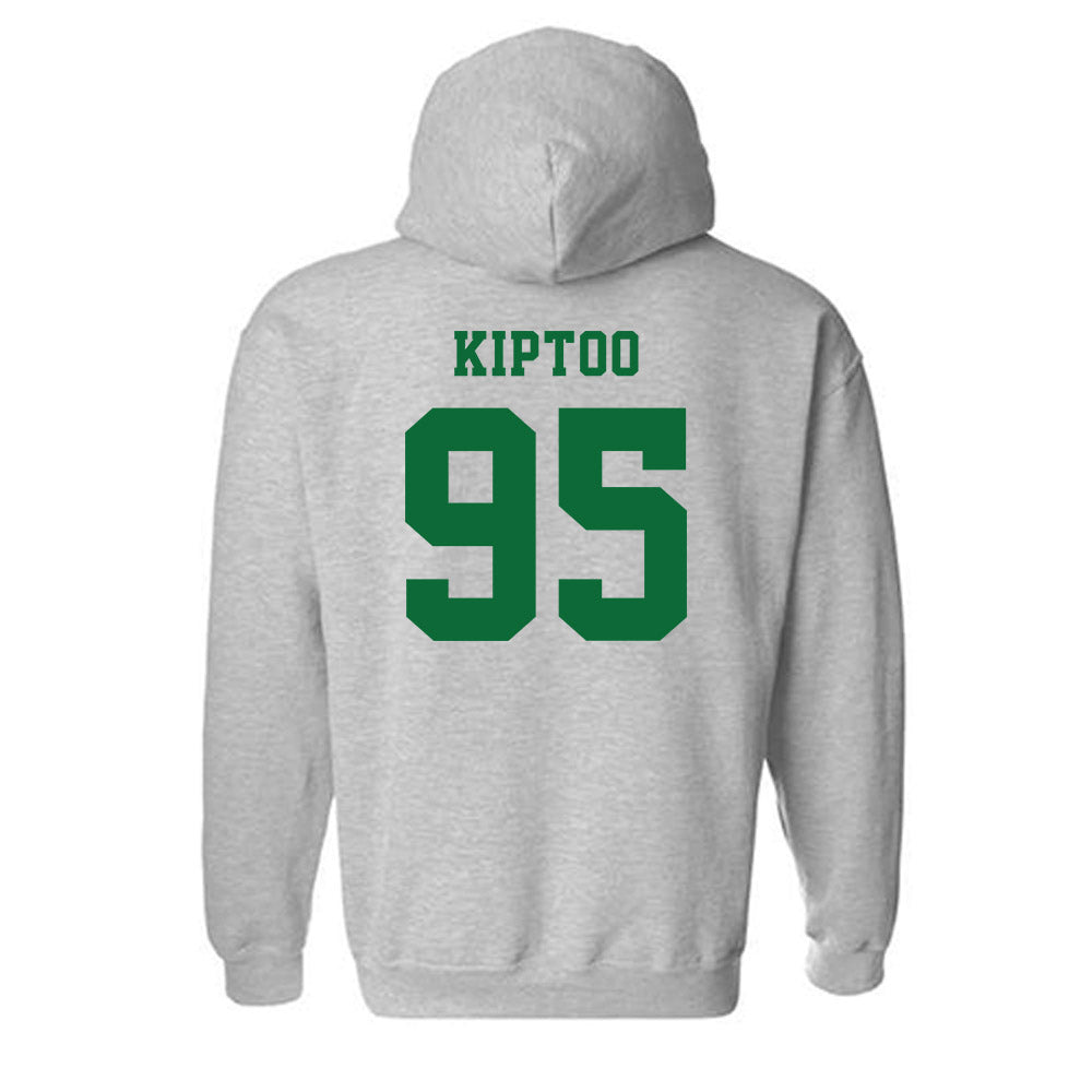EMich - NCAA Football : Christian Kiptoo - Classic Shersey Hooded Sweatshirt-1