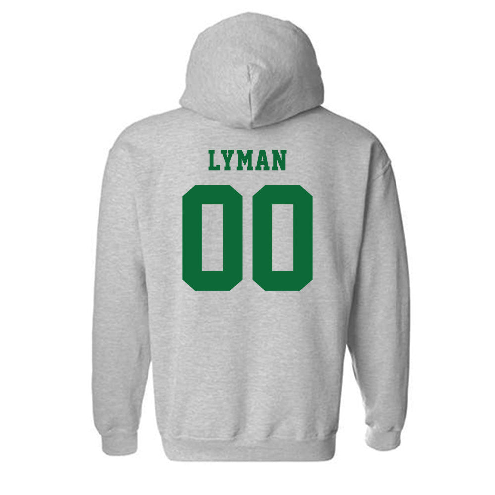 EMich - NCAA Football : Nate Lyman - Classic Shersey Hooded Sweatshirt-1
