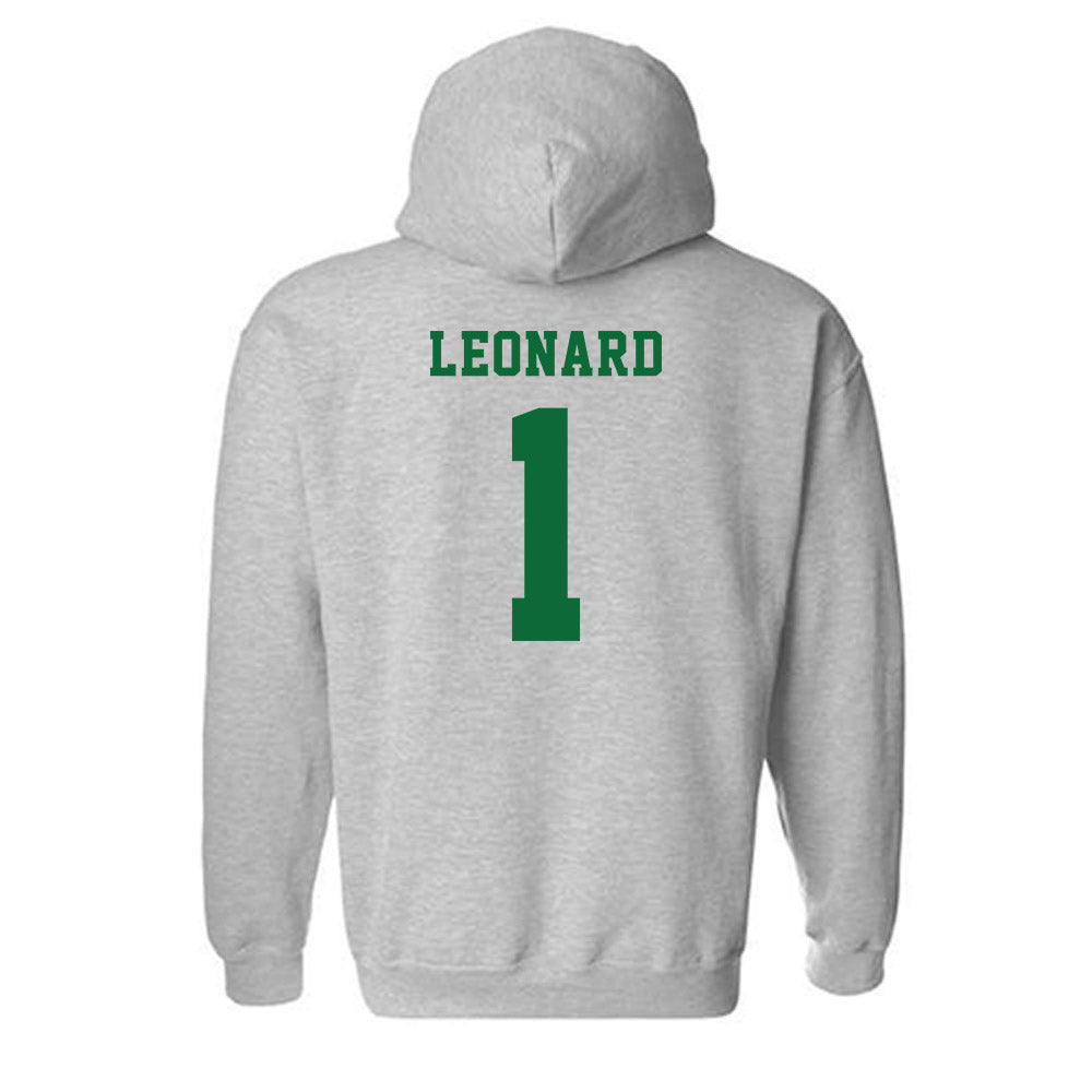 EMich - NCAA Baseball : Jake Leonard - Classic Shersey Hooded Sweatshirt-1