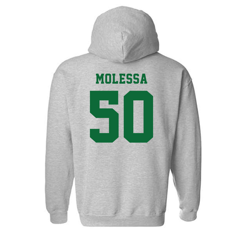 EMich - NCAA Baseball : Leewood Molessa - Classic Shersey Hooded Sweatshirt-1