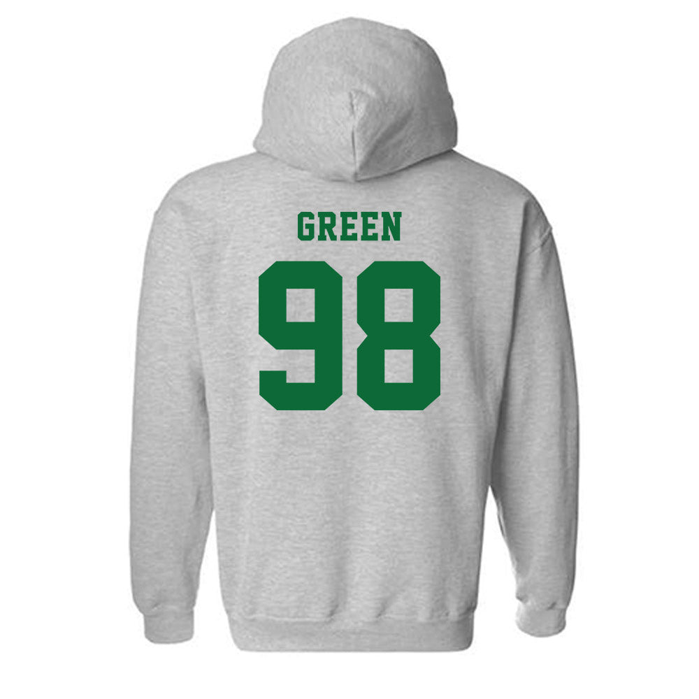 EMich - NCAA Football : Donovan Green - Classic Shersey Hooded Sweatshirt-1