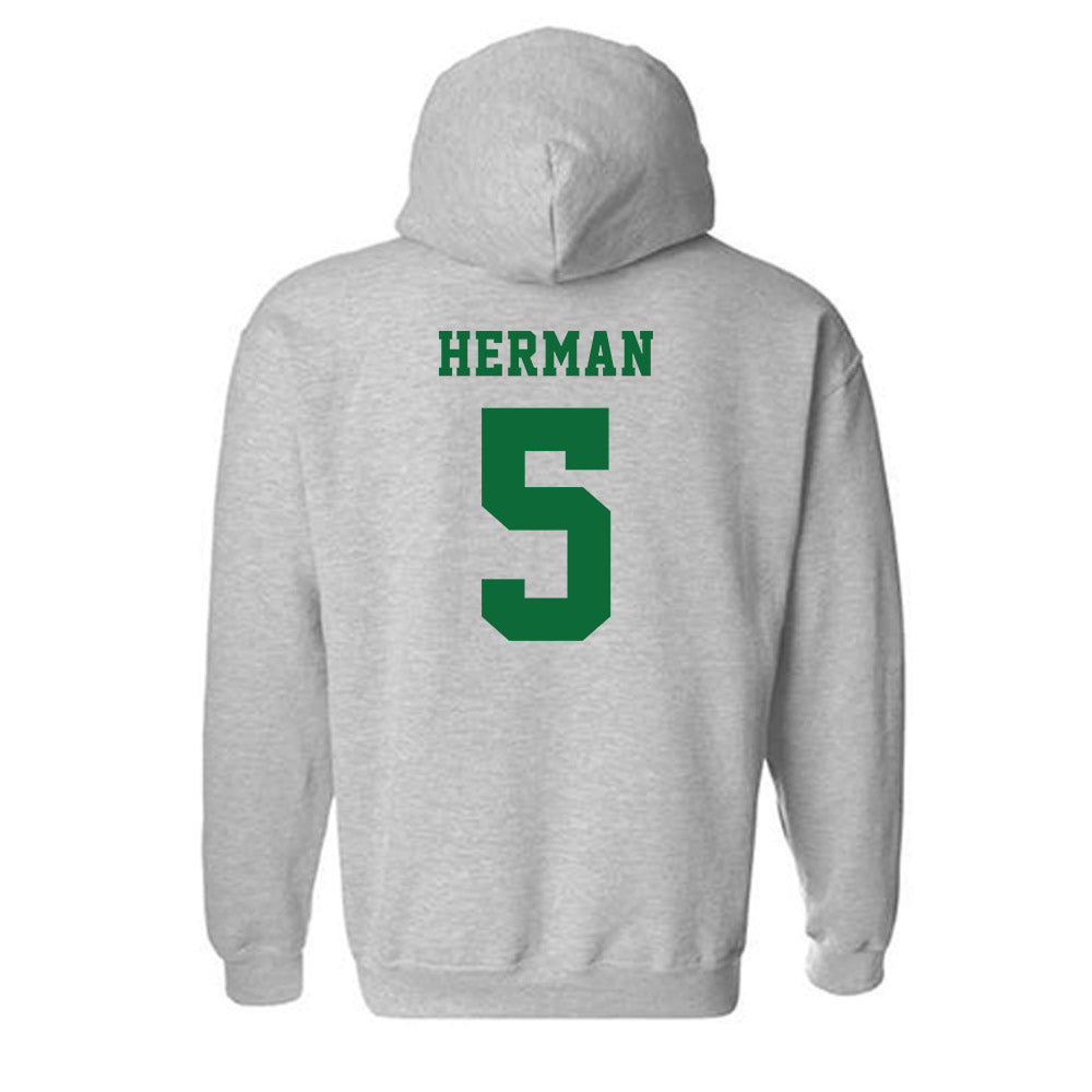 EMich - NCAA Women's Volleyball : Maddie Herman - Classic Shersey Hooded Sweatshirt-1
