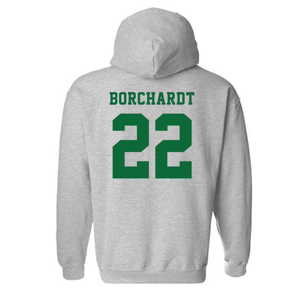 EMich - NCAA Baseball : Nathan Borchardt - Classic Shersey Hooded Sweatshirt-1