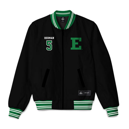 EMich - NCAA Women's Volleyball : Maddie Herman - Bomber Jacket-0
