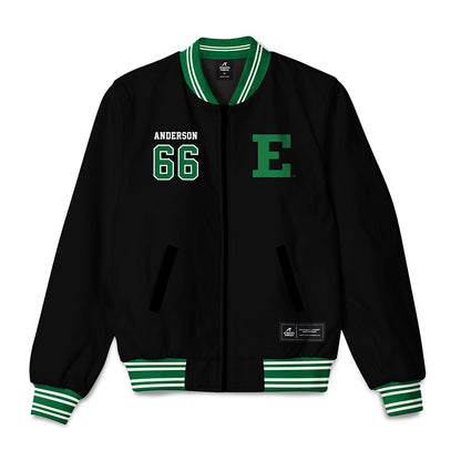 EMich - NCAA Football : Joshua Anderson - Bomber Jacket-0