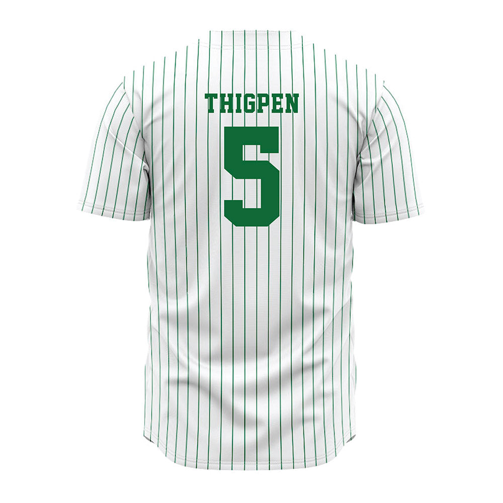 EMich - NCAA Baseball : Phillip Thigpen - White Jersey-1