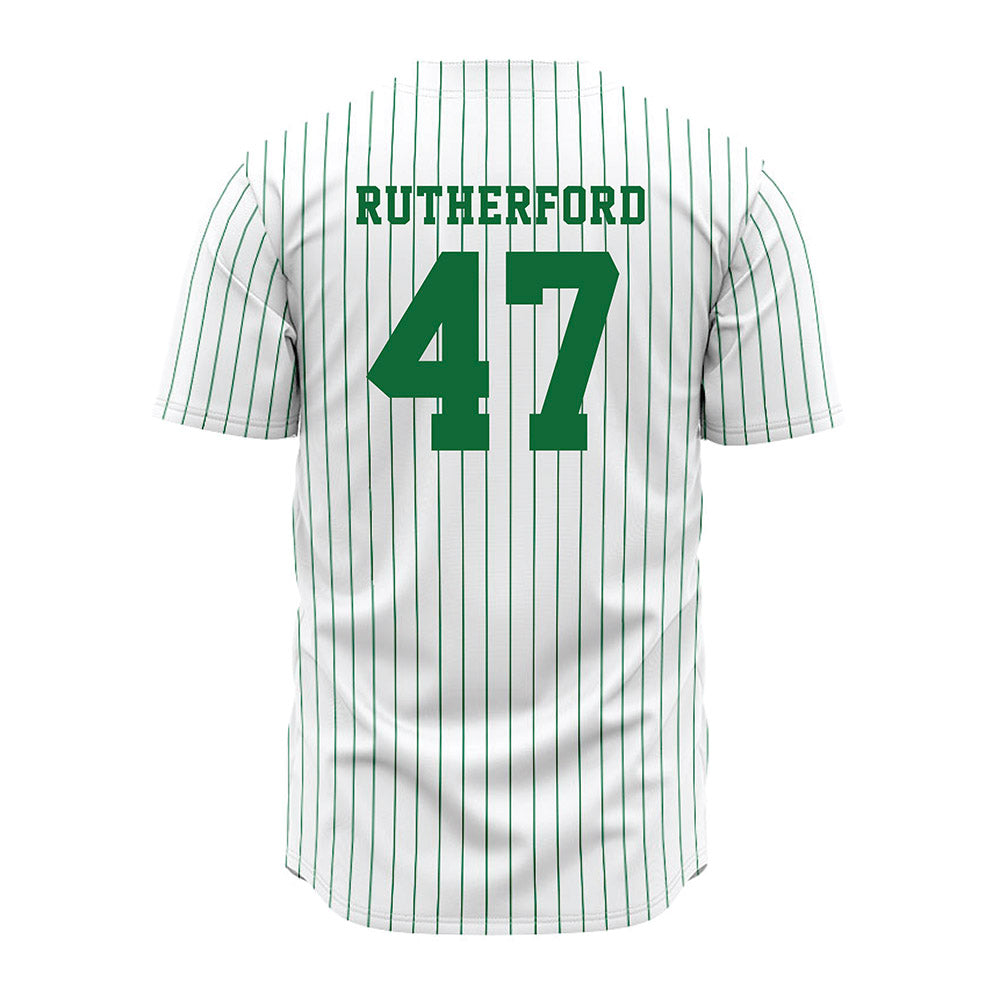 EMich - NCAA Baseball : Cal Rutherford - White Jersey-1
