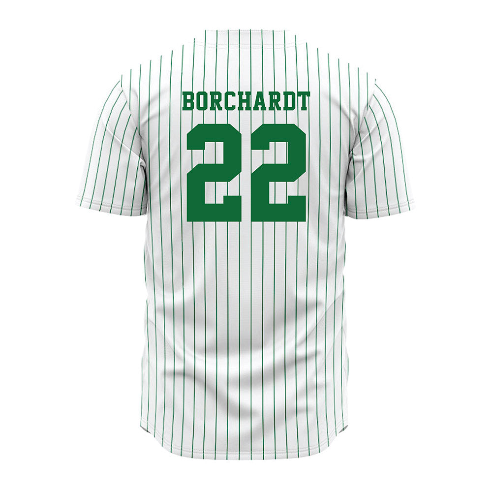 EMich - NCAA Baseball : Nathan Borchardt - White Jersey-1