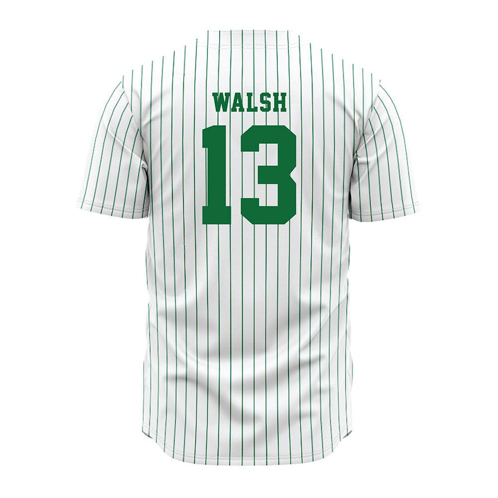 EMich - NCAA Baseball : Connor Walsh - White Jersey-1