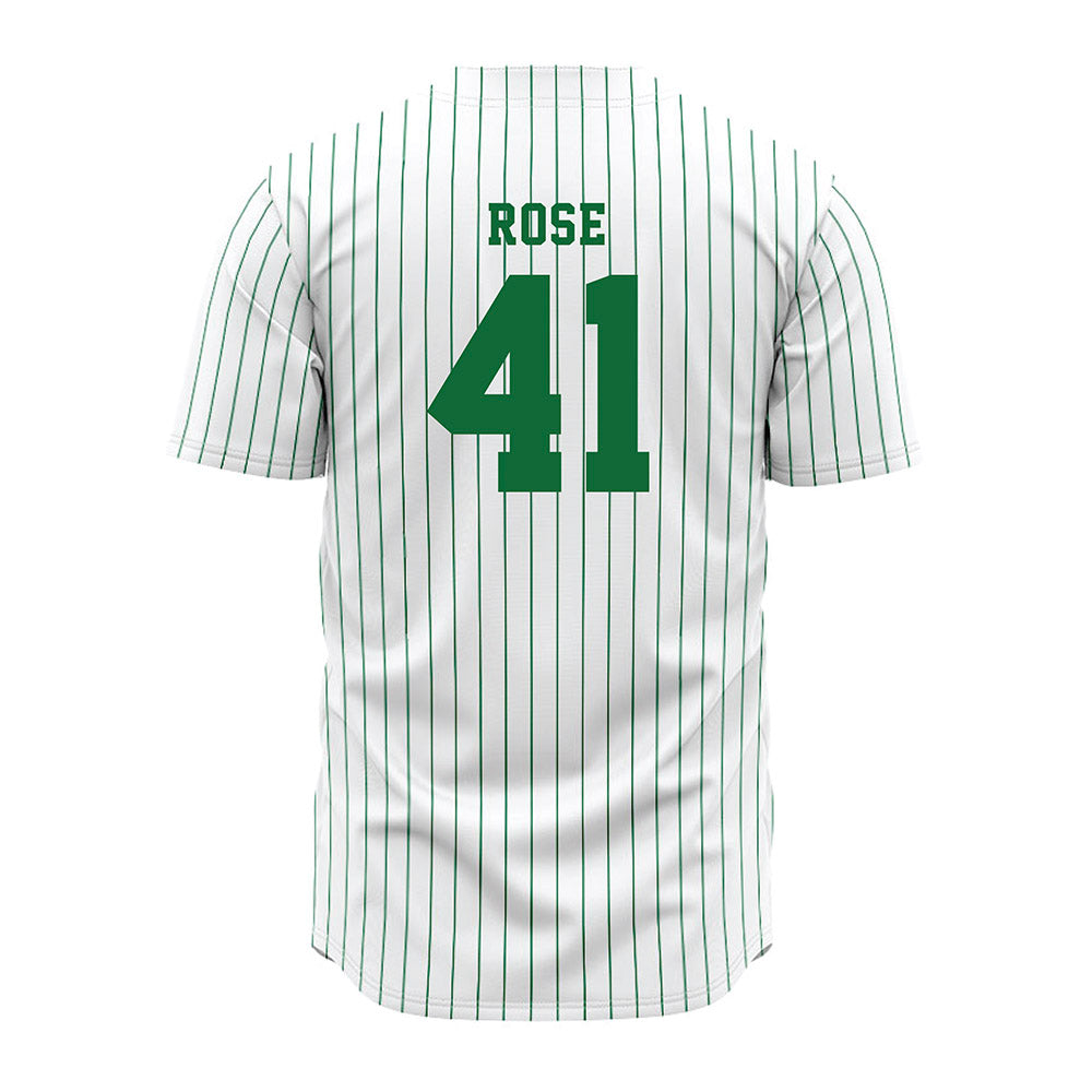 EMich - NCAA Baseball : Tommy Rose - White Jersey-1