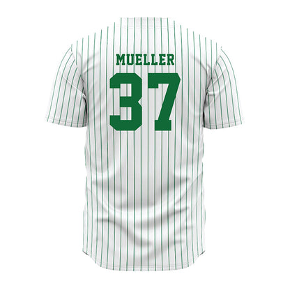 EMich - NCAA Baseball : Landon Mueller - White Jersey-1