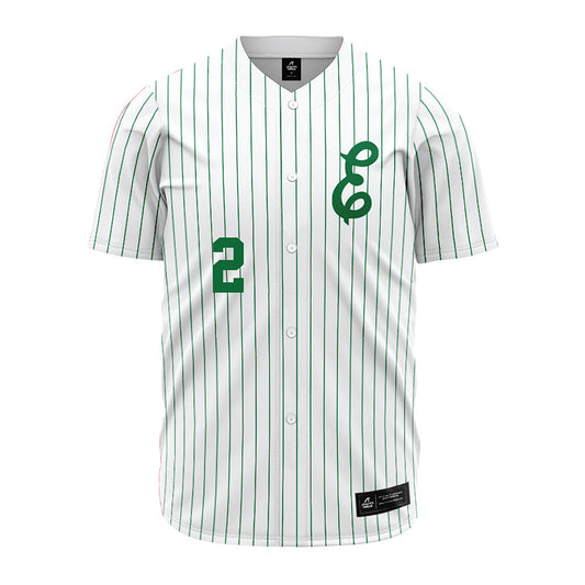 EMich - NCAA Baseball : TJ Williams - White Jersey-0
