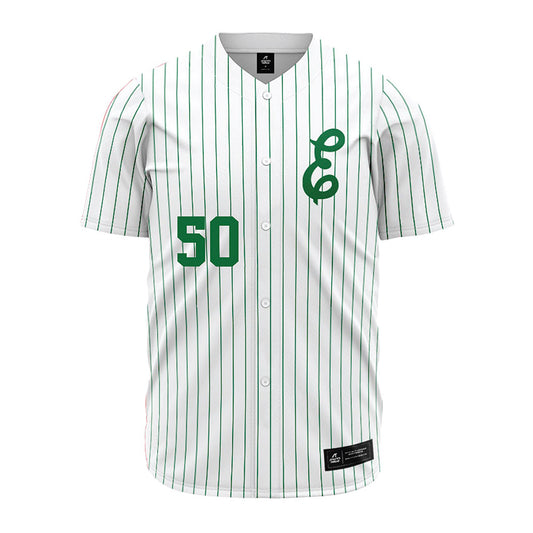 EMich - NCAA Baseball : Leewood Molessa - White Jersey-0