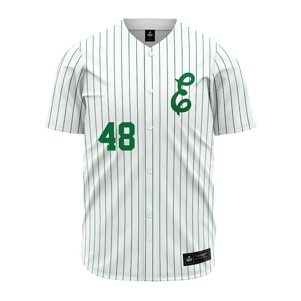 EMich - NCAA Baseball : Ethan Rowland - White Jersey-0