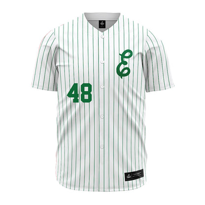 EMich - NCAA Baseball : Ethan Rowland - White Jersey-0