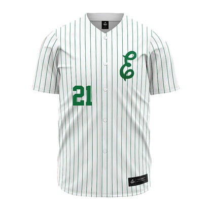 EMich - NCAA Baseball : John Hale - White Jersey-0